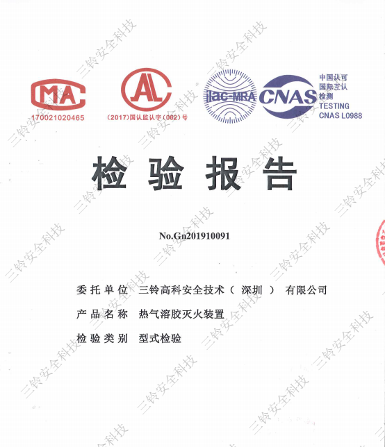 檢測報告
