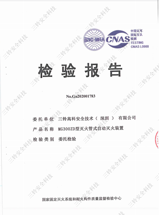 檢驗(yàn)報(bào)告